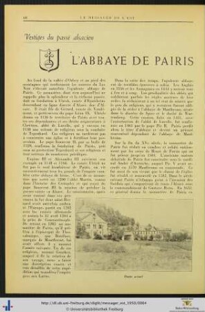 L'Abbaye de Pairis.