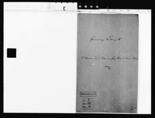 Fünf Schreiben und ein Telegramm an Großherzog Ludwig III. von Graf Eberhard zu Erbach-Erbach