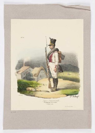 Légions Départementales, Blatt 32 der Folge "Troupes françaises"