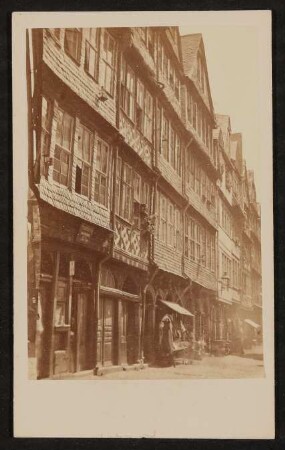 Ansicht der Judengasse in Frankfurt am Main