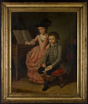 [Rahel Levin und ihr Bruder Marcus als Kinder]