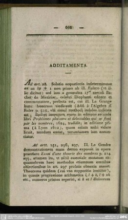 Additamenta
