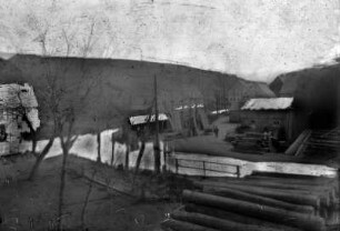 An der Häßler-Brücke; re. Brettmühle