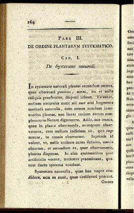 Pars III. De ordine plantarum systematico.