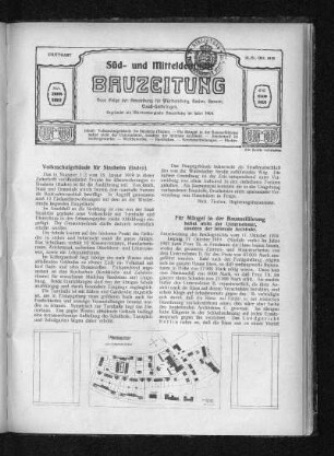 Volksschulgebäude für Sinsheim