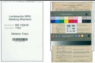 Entnazifizierung Franz Mertens , geb. 04.12.1906 (Lehrer)