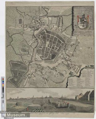 Grundriss von Leipzig