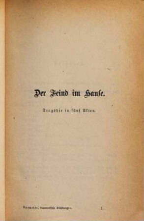 Dramatische Dichtungen, 2