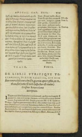 De Libris Utriusque Testamenti, Partim Reiectis ...