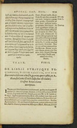 De Libris Utriusque Testamenti, Partim Reiectis ...
