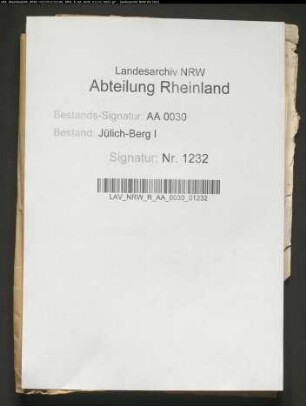 Amt MISELOHE, Rechnungsbelege