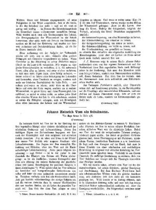 Johann Heinrich Voss als Schulmann : (Fortsetzung)