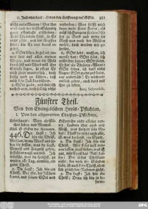 I. Von den allgemeinen Christen-Pflichten.