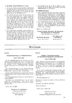 Ständige Lehrmittelausstellung des Deutschen Pädagogischen Zentralinstituts : 14/65 vom 17. März 1965 ; [Mitteilungen]