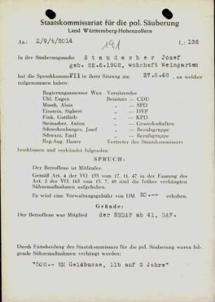 Staudacher, Josef
