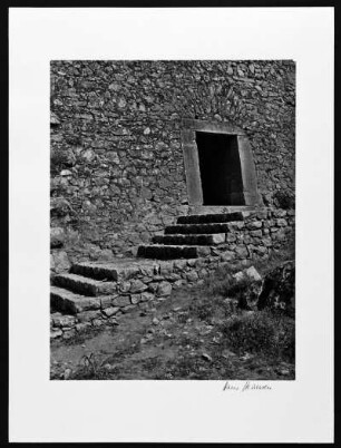 Nafplio. Palamidi-Festung. Treppenaufgang zu Eingang