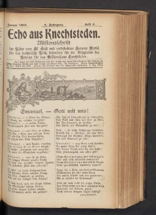 Januar 1909. Heft 4