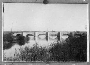 Neckarbrücke Köngen - Ansicht von 1915