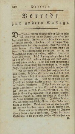 Vorrede zur andern Auflage.