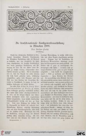 Die deutsch-nationale Kunstgewerbeausstellung in München 1888, [4]