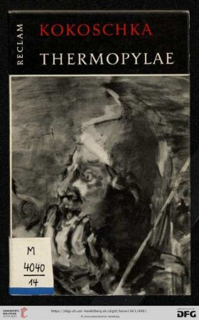 Band 68: Werkmonographien zur bildenden Kunst in Reclams Universal-Bibliothek: Oskar Kokoschka - Thermopylae 1954