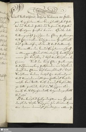 Kundt Undt wißende, daß im Nahmen der Heiligen... [Kaufbrief betreffend Kauppen, 1618]