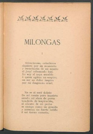 Milongas