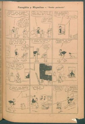 Paragüita y Miquelino. - [Cómic] : "Sueño profundo"