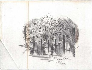 Gsaenger, Gustav; Kassel (Hessen); Kreuzkirche, Wiederaufbau - Kircheninnenraum (Perspektive)