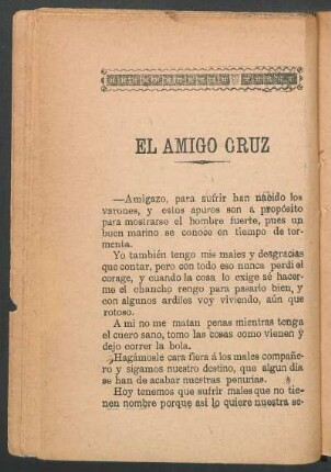 El amigo Cruz