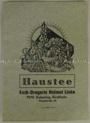 Tüte für Haustee