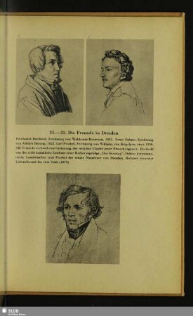 24. Die Freunde in Dresden. Ernst Oehme