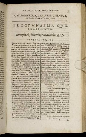 Adminicula, Seu Nutri Menta, Et Impedimenta Virtutis. Progymnasma Quadragesimum. - Progymnasma Quinquagesimum Quartum.