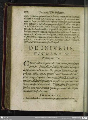 De Injuriis, Titulus IV.