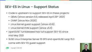 Confidential Virtual Machines with AMD SEV-ES and openSUSE Tumbleweed