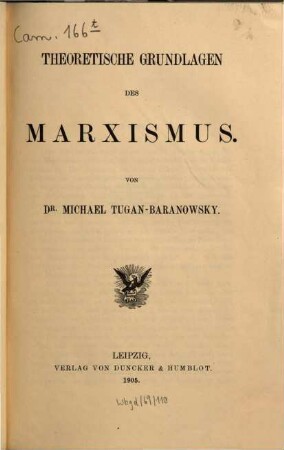 Theoretische Grundlagen des Marxismus
