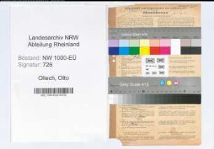 Entnazifizierung Otto Ollech, geb. 26.09.1888 (Zollsekretaer)