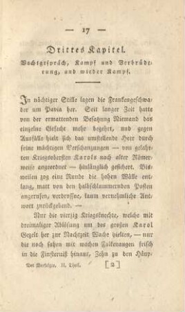 Drittes Kapitel. Wachtgespräch, Kampf und Verbrüderung, und wieder Kampf