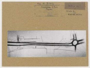 Lageplan: Ideenwettbewerb Elsenbrücke (2. Preis). Berlin, Treptow, Elsenbrücke