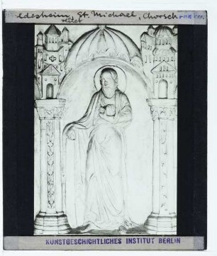 Hildesheim, St. Michael, Chorschranken : einzelne Relieffigur