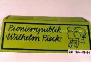Faltkarte "Pionierrepublik Wilhelm Pieck"