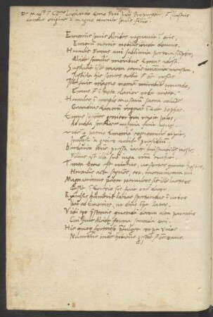 De ortu et origine domus Leonardi Emo versus