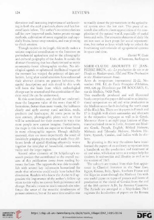 [Rezension von: Marie-Claude Amouretti, Jean-Pierre Brun (Hg.), Lqa production du vin et de l'huile en Mediterranée]
