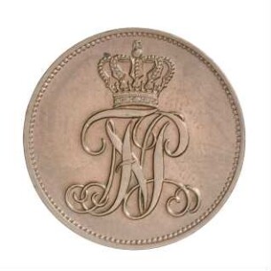 Münze, 1/2 Grote, 1856