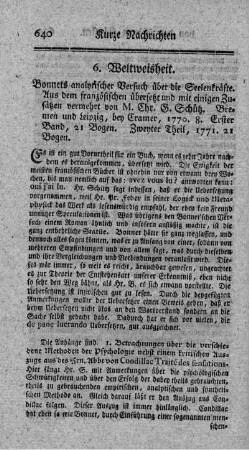 Analytischer Versuch über die Seelenkräfte. T.1.2.