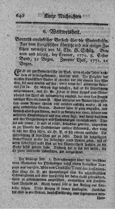 Analytischer Versuch über die Seelenkräfte. T.1.2.