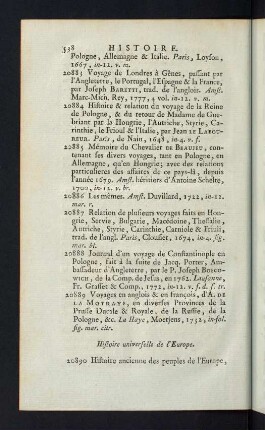 538-541, Histoire universelle de l´Europe