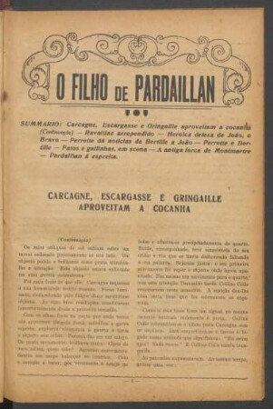 O filho de Pardaillan : Romance histórico