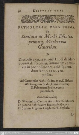 Disputationes Pathologicae