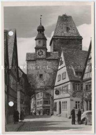 Rothenburg ob der Tauber, Markusturm und Röderbogen